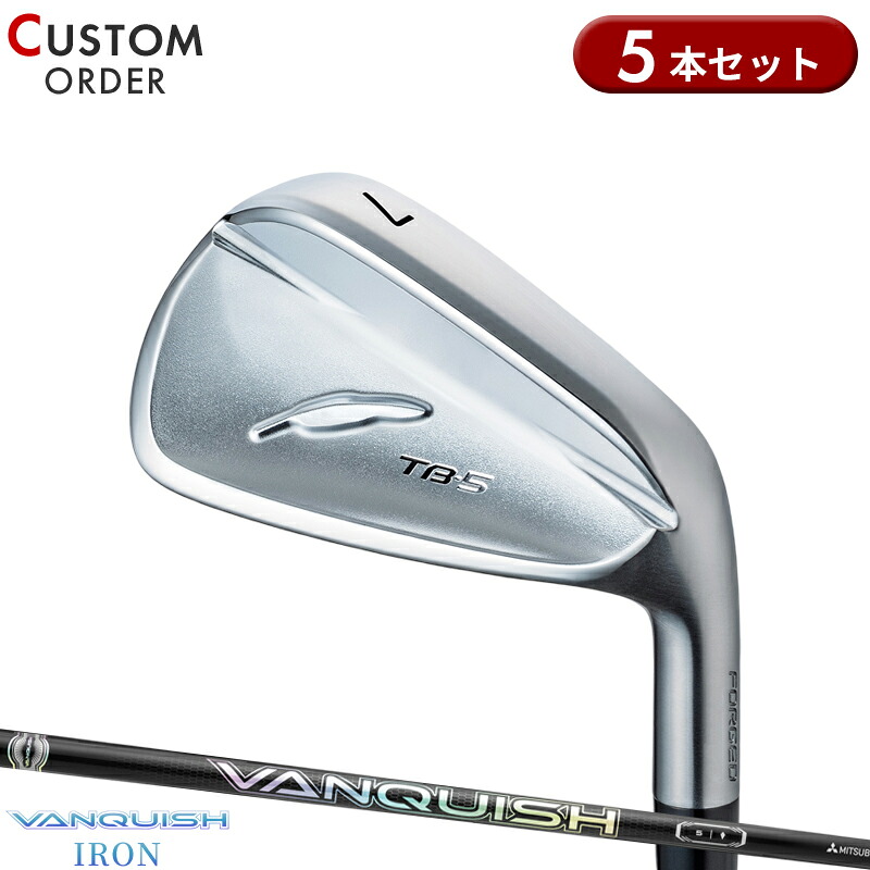 【受注生産】【正規品】 右打用 フォーティーン TB-5 フォージド アイアンセット 5本組 三菱 バンキッシュ アイアン 装着 カスタムオーダー FOURTEEN TB5 FORGED VANQUISH IRON