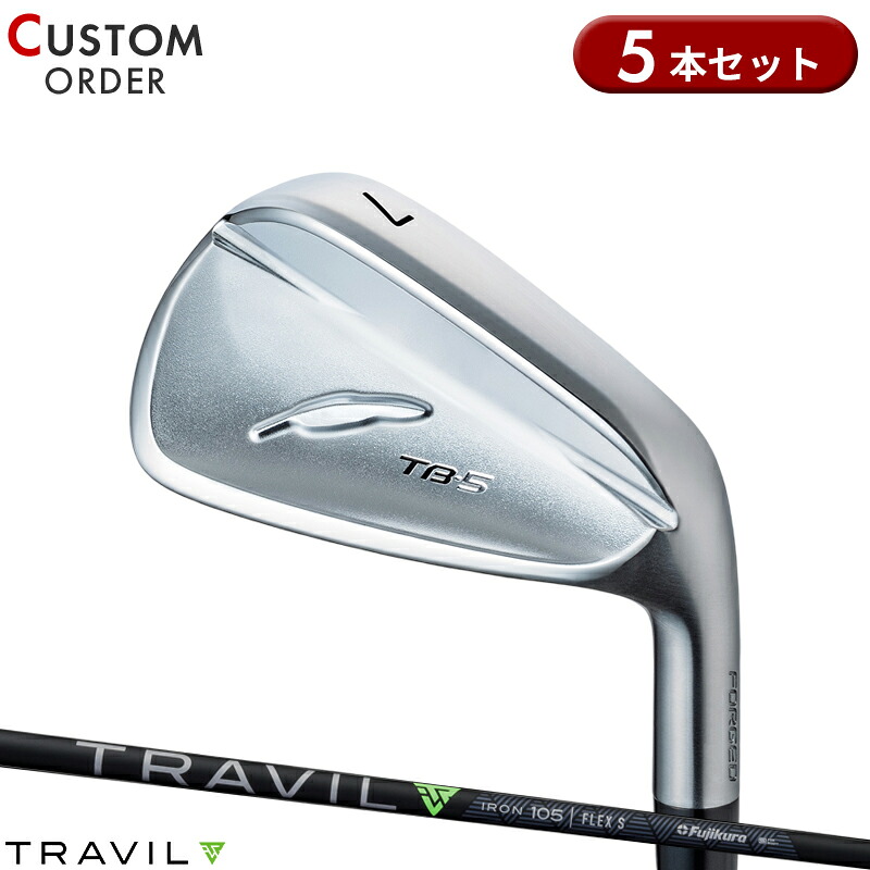 【受注生産】【正規品】 右打用 フォーティーン TB-5 フォージド アイアンセット 5本組 フジクラ トラヴィル 装着 カスタムオーダー FOURTEEN TB5 FORGED TRAVIL｜アトラクトゴルフ 店