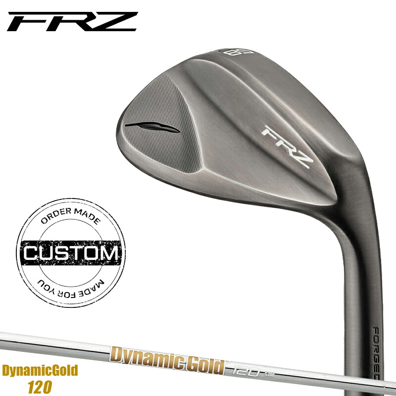 【受注生産】【正規品】 右打用 フォーティーン FRZ ウェッジ スモーキーサテン ダイナミックゴールド 120 装着 カスタムオーダー FOURTEEN FRZ ブラック DG120 2024年9月発売モデル｜アトラクトゴルフ 店