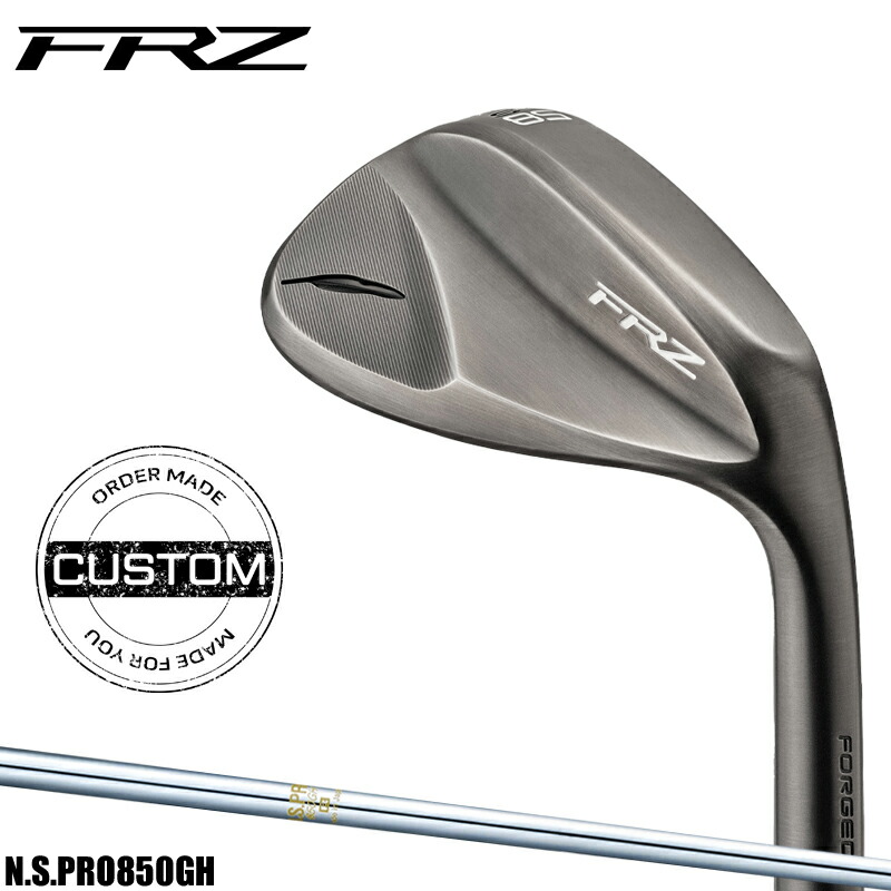 【受注生産】【正規品】 右打用 フォーティーン FRZ ウェッジ スモーキーサテン NSプロ 850GH 装着 カスタムオーダー FOURTEEN FRZ ブラック N.S.PRO850GH 2024年9月発売モデル