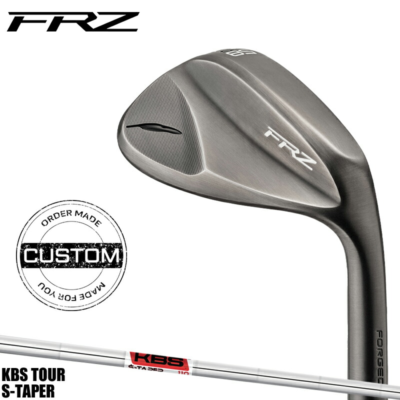 【受注生産】【正規品】 右打用 フォーティーン FRZ ウェッジ スモーキーサテン KBSツアー Sテーパー 装着 カスタムオーダー FOURTEEN FRZ ブラック KBS TOUR S-TAPER 2024年9月発売モデル