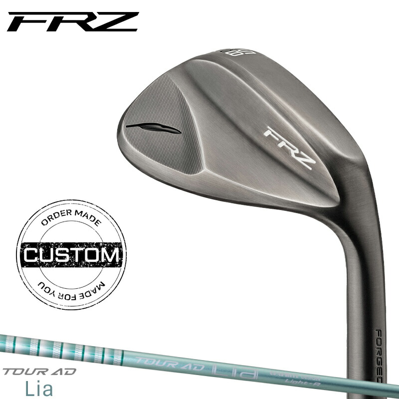 【受注生産】【正規品】 右打用 フォーティーン FRZ ウェッジ スモーキーサテン グラファイトデザイン ツアーAD ライア 装着 カスタムオーダー FOURTEEN FRZ ブラック TOUR AD Lia 2024年9月発売モデル｜アトラクトゴルフ 店