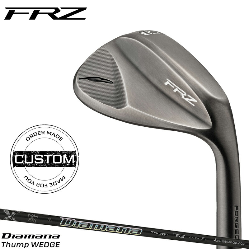 【受注生産】【正規品】 右打用 フォーティーン FRZ ウェッジ スモーキーサテン ディアマナ サンプ ウェッジ 装着 カスタムオーダー FOURTEEN FRZ ブラック Diamana THUMP Wedge 2024年9月発売モデル