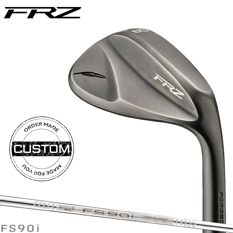 【受注生産】【正規品】 右打用 フォーティーン FRZ ウェッジ スモーキーサテン USTマミヤ アッタス アイアン 60 装着 カスタムオーダー FOURTEEN FRZ ブラック ATTAS IRON 2024年9月発売モデル