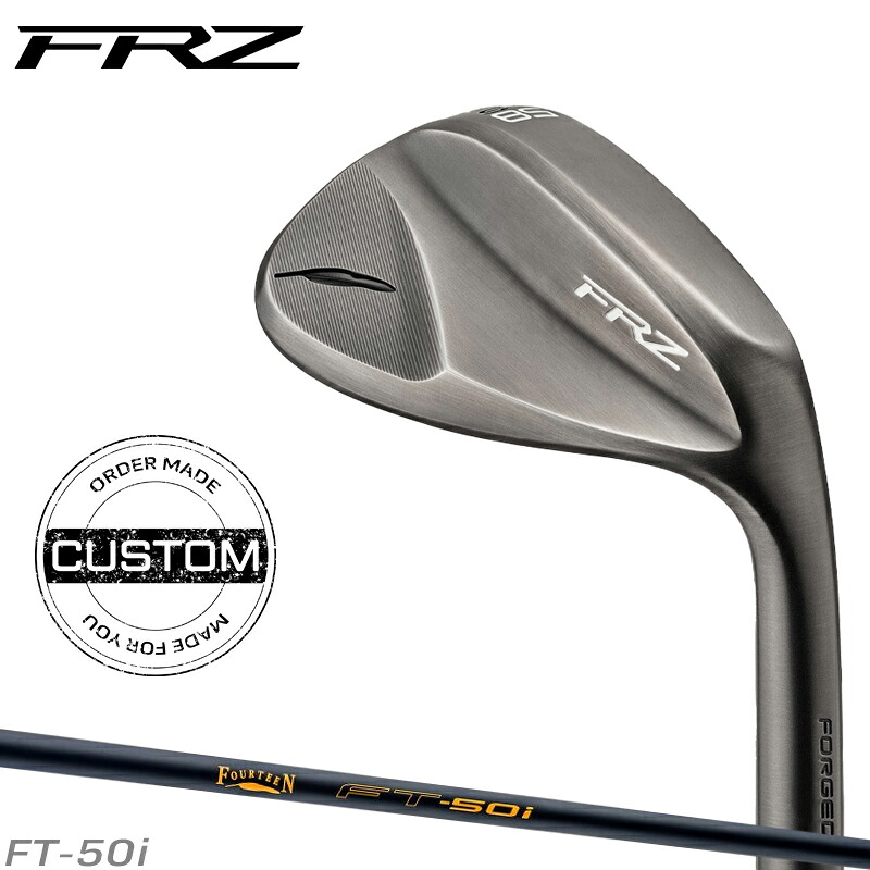 【受注生産】【正規品】 右打用 フォーティーン FRZ ウェッジ スモーキーサテン FS90i ブラック 装着 カスタムオーダー FOURTEEN FRZ ブラック FS90i Black 2024年9月発売モデル 20,350円