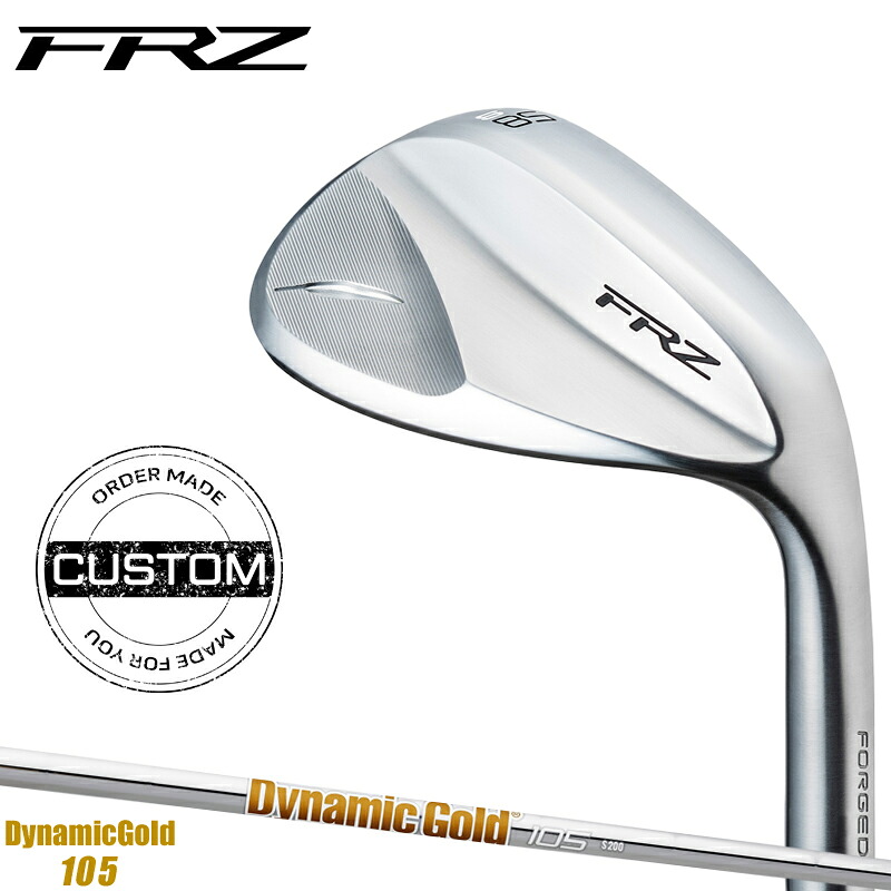 【受注生産】【正規品】 右打用 フォーティーン FRZ ウェッジ パールサテン ダイナミックゴールド 105 装着 カスタムオーダー FOURTEEN FRZ シルバー DG105 2024年9月発売モデル｜アトラクトゴルフ 店
