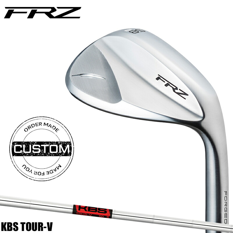 【受注生産】【正規品】 右打用 フォーティーン FRZ ウェッジ パールサテン KBSツアー V 装着 カスタムオーダー FOURTEEN FRZ シルバー KBS TOUR V 2024年9月発売モデル｜アトラクトゴルフ 店