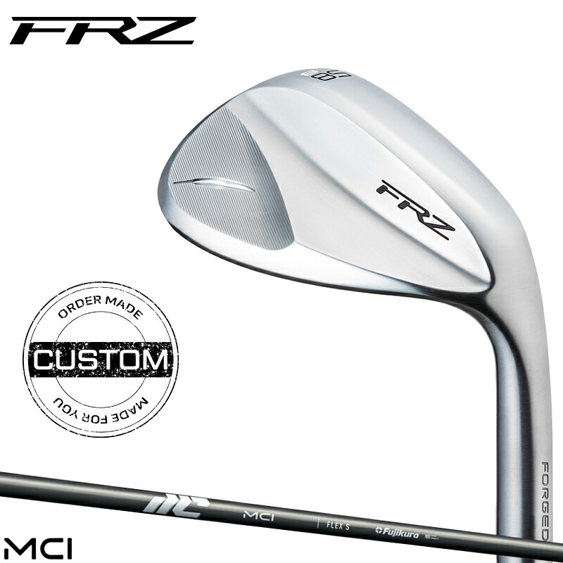 【受注生産】【正規品】 右打用 フォーティーン FRZ ウェッジ パールサテン フジクラ MCI カスタムオーダー FOURTEEN FRZ シルバー Fujikura New MCI 2024年9月発売モデル｜アトラクトゴルフ 店