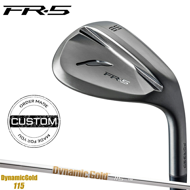 【受注生産】【正規品】 右打用 フォーティーン FR-5 ウェッジ ダイアモンドブラックサテン ダイナミックゴールド 115 装着 カスタムオーダー FOURTEEN FR5 黒 DG115 2025年5月発売モデル