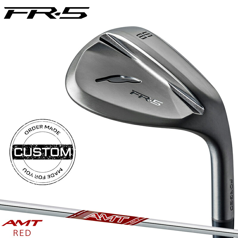 【受注生産】【正規品】 右打用 フォーティーン FR-5 ウェッジ ダイアモンドブラックサテン AMT レッド 装着 カスタムオーダー FOURTEEN FR5 黒 AMT RED 2025年5月発売モデル｜アトラクトゴルフ 店