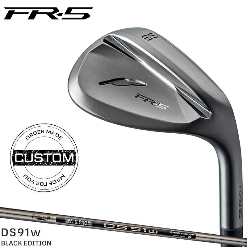 【受注生産】【正規品】 右打用 フォーティーン FR-5 ウェッジ ダイアモンドブラックサテン USTマミヤ アッタス アイアン 115 装着 カスタムオーダー FOURTEEN FR5 黒 ATTAS IRON 2025年5月発売モデル