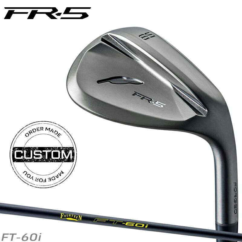 【受注生産】【正規品】 右打用 フォーティーン FR-5 ウェッジ ダイアモンドブラックサテン DS91w シルバー 装着 カスタムオーダー FOURTEEN FR5 黒 DS-91w Silver 2025年5月発売モデル