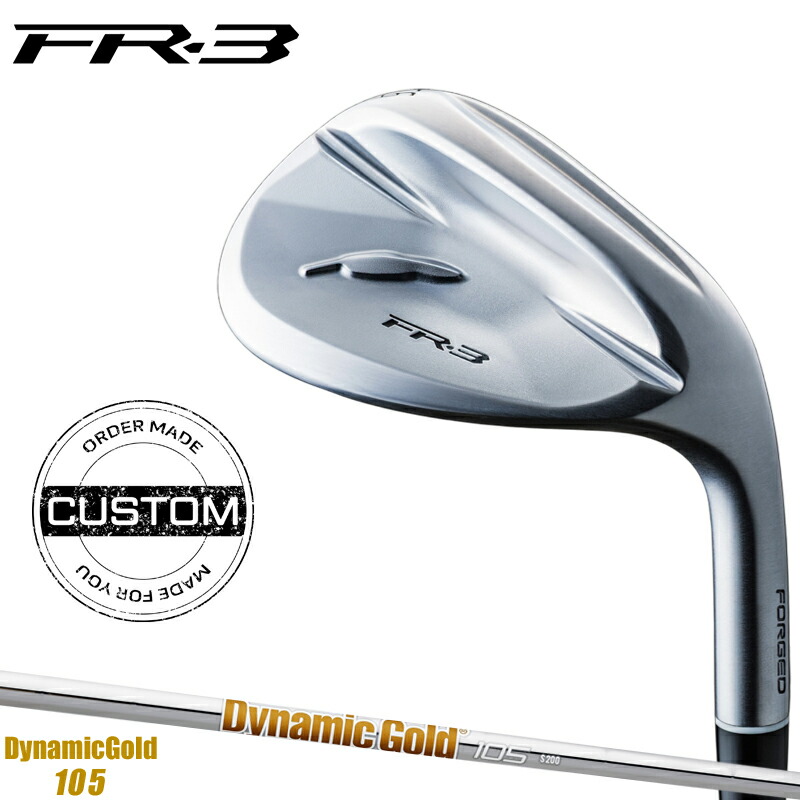 【受注生産】【正規品】 右打用 フォーティーン FR-3 ウェッジ パールサテン ダイナミックゴールド 105 カスタムオーダー FOURTEEN FR3 シルバー DG105 2026年4月発売モデル