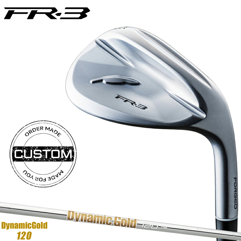 【受注生産】【正規品】 右打用 フォーティーン FR-3 ウェッジ パールサテン ダイナミックゴールド 120 カスタムオーダー FOURTEEN FR3 シルバー DG120 2026年4月発売モデル