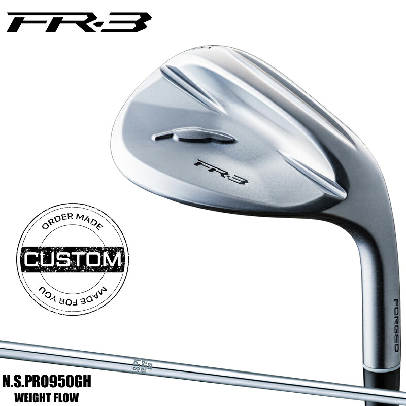 【受注生産】【正規品】 右打用 フォーティーン FR-3 ウェッジ パールサテン NSプロ 950GH ウェイトフロー カスタムオーダー FOURTEEN FR3 シルバー N.S.PRO950GH WF 2026年4月発売モデル