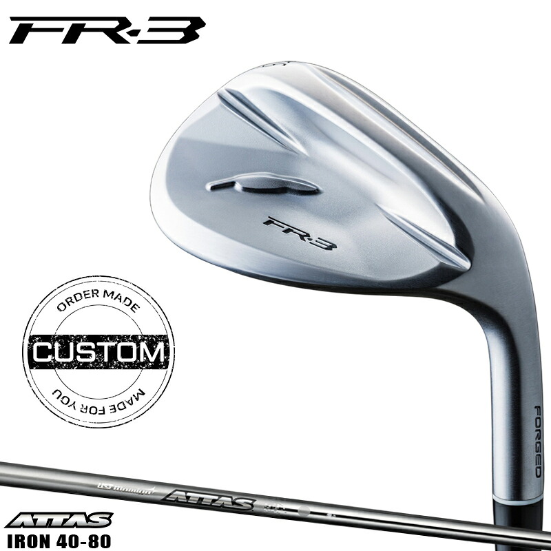【受注生産】【正規品】 右打用 フォーティーン FR-3 ウェッジ パールサテン USTマミヤ アッタス アイアン 40/50/60/80 カスタムオーダー FOURTEEN FR3 シルバー ATTAS IRON 2026年4月発売モデル|アトラクトゴルフ 店