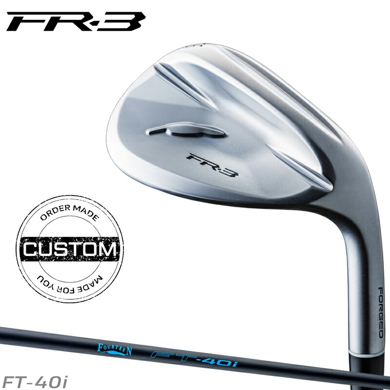 【受注生産】【正規品】 右打用 フォーティーン FR-3 ウェッジ パールサテン FT-40i カスタムオーダー FOURTEEN FR3 シルバー FT40i 2026年4月発売モデル