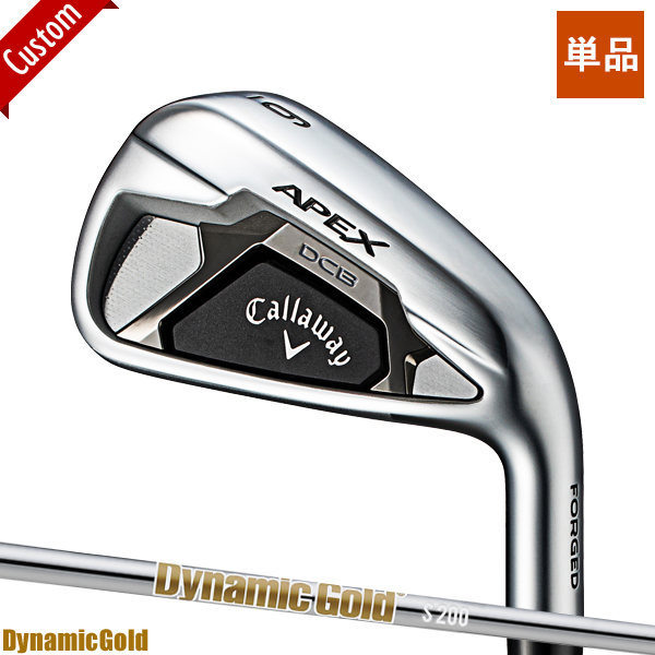 キャロウェイ APEX DCB アイアン4番アイアン 単品販売 ダイナミックゴールド シャフト装着仕様#Callaway#エイペックスDCB_2021#IR#右打ち用#DynamicGold#DG  新品