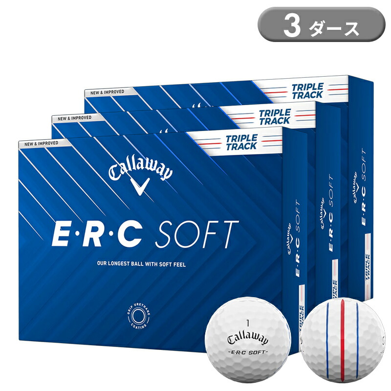 Callaway - ◆新品◆キャロウェイ BL CG ERC SOFT 19 2ダース 24球　トリ JALとっておきの逸品｜〔キャロウェイゴルフ〕BL CG CHROME TOUR