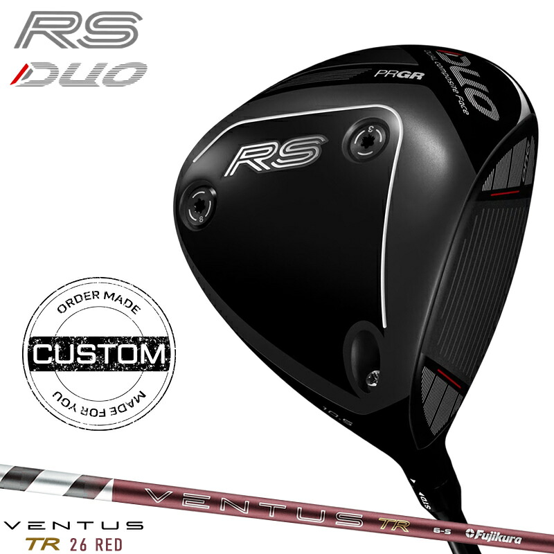【受注生産】【正規品】 右打用 プロギア RS DUO ドライバー フジクラ 26 ベンタス TR レッド カスタムオーダー PRGR アールエス デュオ スタンダード 26 VENTUS TR RED 2026年7月発売｜アトラクトゴルフ 店