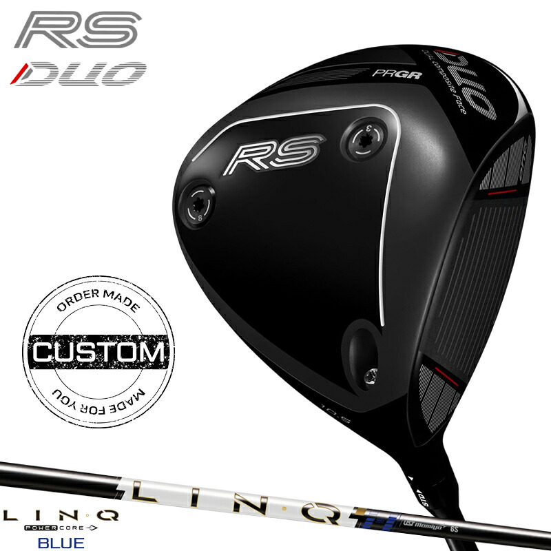 【受注生産】【正規品】 右打用 プロギア RS DUO ドライバー UST マミヤ リンク パワーコア ブルー カスタムオーダー PRGR アールエス デュオ スタンダード LIN-Q PowerCore Blue 2026年7月発売｜アトラクトゴルフ 店