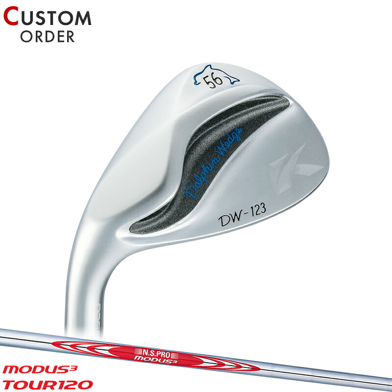 【受注生産】【正規品】 左打用 キャスコ ドルフィンウェッジ DW-123 クロムメッキ仕上げ N.S.PRO MODUS3 TOUR120 装着 カスタムオーダー KASCO DOLPHINWEDGE DW123 レフティー モーダス3ツアー120｜アトラクトゴルフ 店