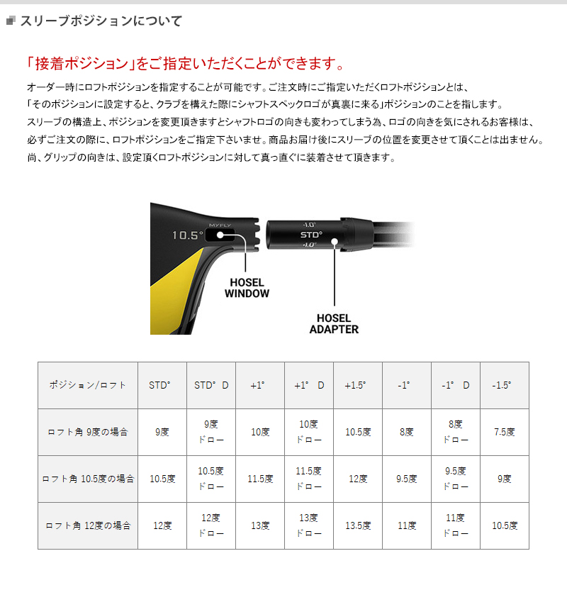 64％以上節約 コブラ ドライバー用 スリーブ付きシャフトThe ATTAS