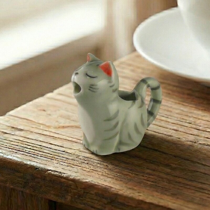 楽天市場】ネコのミルクポット・ピッチャー・クリーマ（トラ