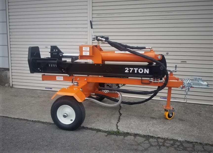 精神的な統合済送りとどける 斧機 ２７ｔ 6.5Hp発動機 シングル生き胆 オート引き返し