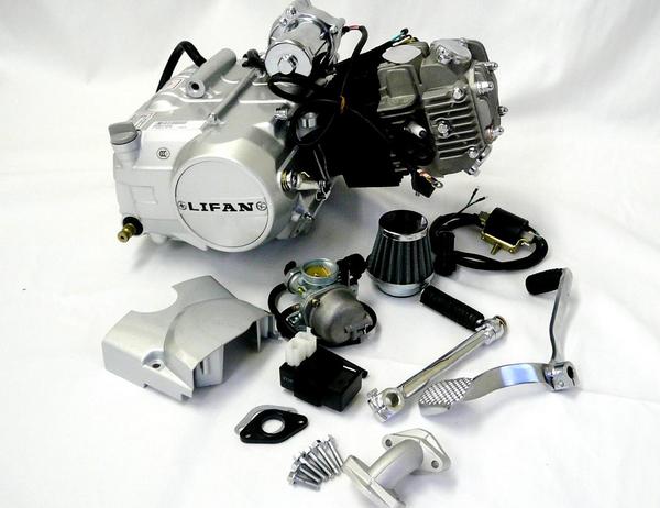 楽天市場 Lifan製125ccエンジン キックセル付 前進4段 バギートライクショップセブン