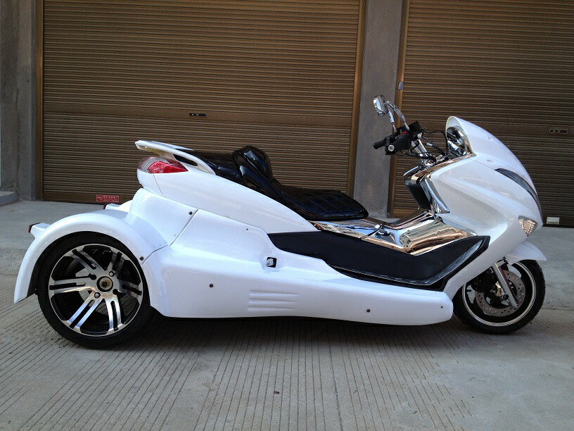 マジェトライクカスタム 水冷250cc バック付 ホワイト 11 末入荷 ATV ...