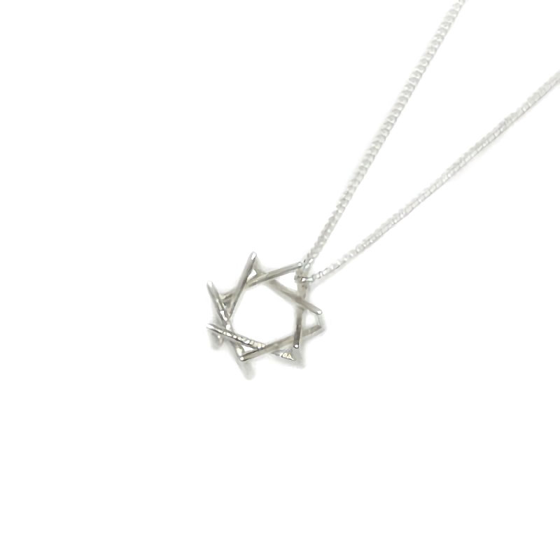 楽天市場】送料無料 シルバー925 ペンダントネックレス スターオブ
