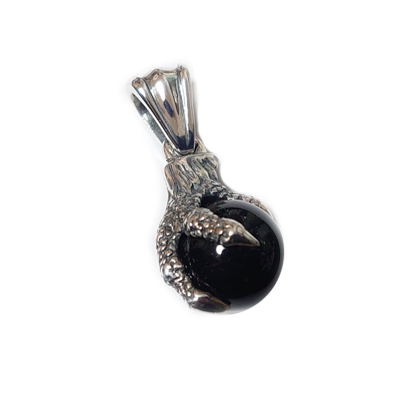 クレイジーピッグ バード クロウ ストーン ペンダントトップ オニキス cpd1080 シルバーアクセサリー メンズ｜０６ＸＹ　店