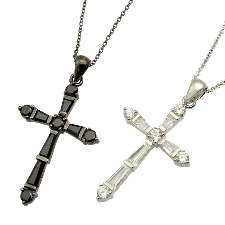 LARA Christie ララクリスティー アクセアリー 首飾り  差し交わす メンズ レディース しろがね色付属品 ホーリークロス 首飾り P0025 男女兼用アクセサリー-ネックレス・ペンダント