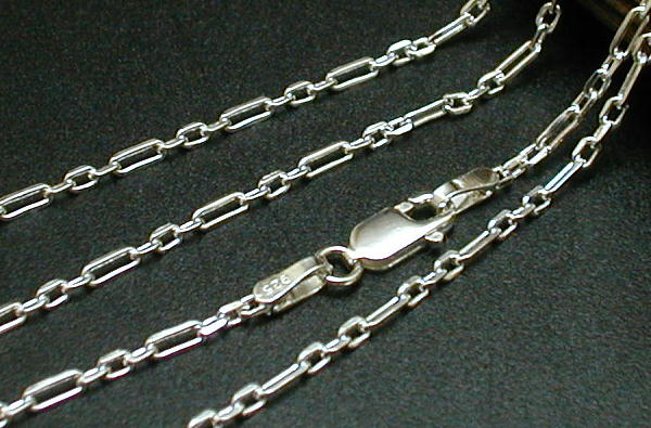 楽天市場 ケーブルフィガロチェーン シルバー925 シルバーネックレス メンズネックレス シルバーチェーン 40cm 幅2 9mm メンズ あずき ネックレス チェーン シルバー ケーブル フィガロネックレス 人気 男 女 兼用 １００点マーケット