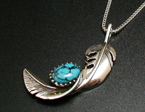 楽天市場 ターコイズ ネックレス メンズ フェザー ネックレス シルバー925 メンズネックレス シルバーネックレス レディース トルコ石 シルバーアクセサリー シルバーペンダント Sv925 ベネチアンチェーン付き １００点マーケット