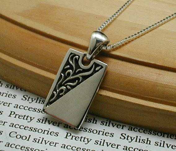 楽天市場】アラビアン アラベスク ナイフ シルバー ネックレス