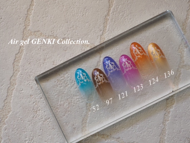 [エアジェルAirgel]エアジェルリキッド 6色セット（15ml）【GENKIレクション】AGL-CS10