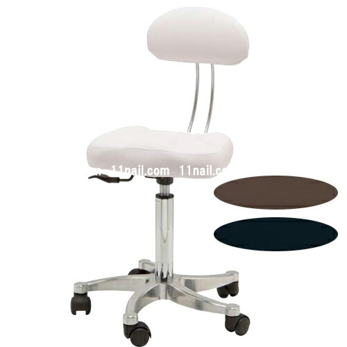 楽天市場】[ネイルスツール]サロンスツール 背もたれ付き/ネイルチェア