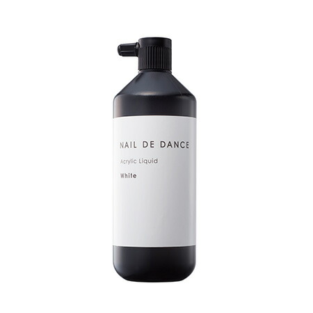 [ネイルデダンス NAIL DE DANCE] アクリルリキッド /白いこと(大静電容量800ml )