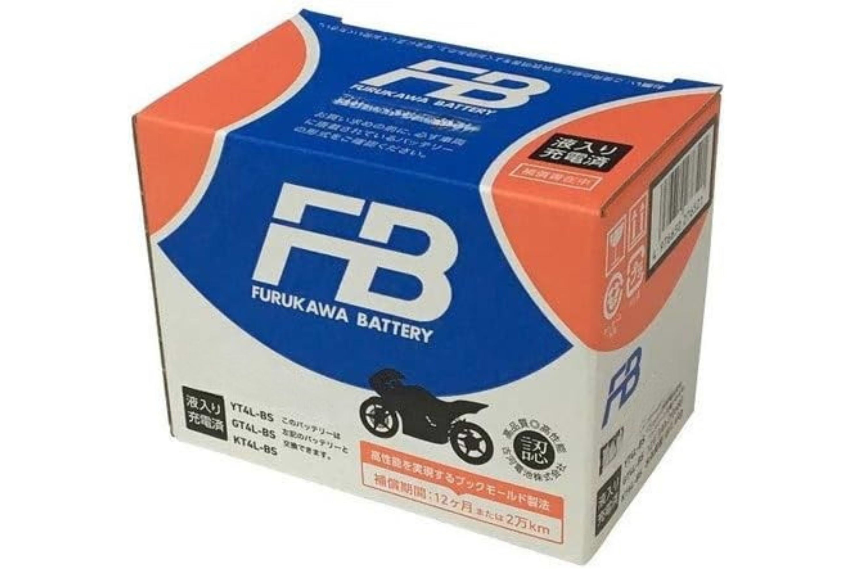 12V バッテリー VRLA (電解液注入済) FTH4L-BS/00-1855