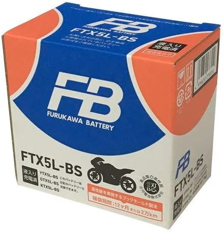 12V バッテリー VRLA (電解液注入済) FTX5L-BS/00-1859|138OnlineShop
