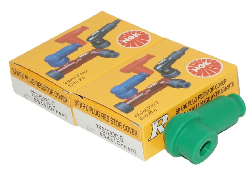 NGKプラグキャップ TRS1233C-G 8546 x 2個セット Spark Plug Resistor Cover/2X-4434