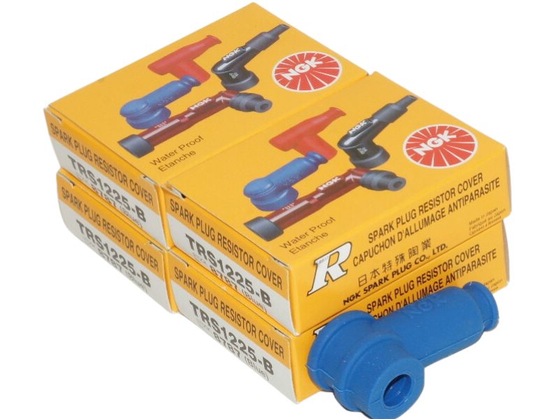 NGKプラグキャップ TRS1225-B 8787 x 4個セット Spark Plug Resistor Cover/4X-4431 RS250R('84-) NSR500V('96-'01)|138OnlineShop