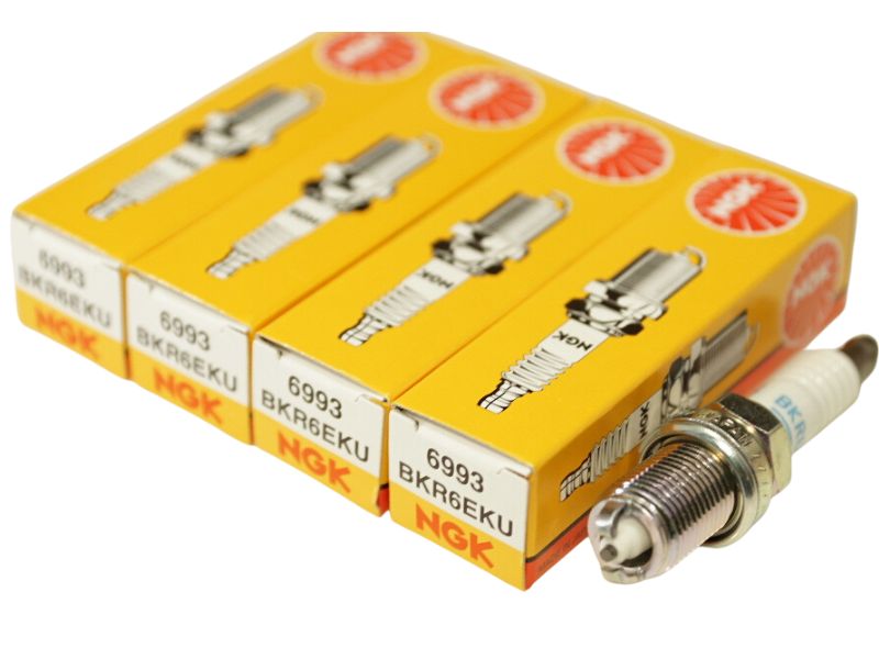 NGK BKR6EKU 6993 一体形 x4本 エヌジーケー 日本特殊陶業 Spark plug/4X-0269