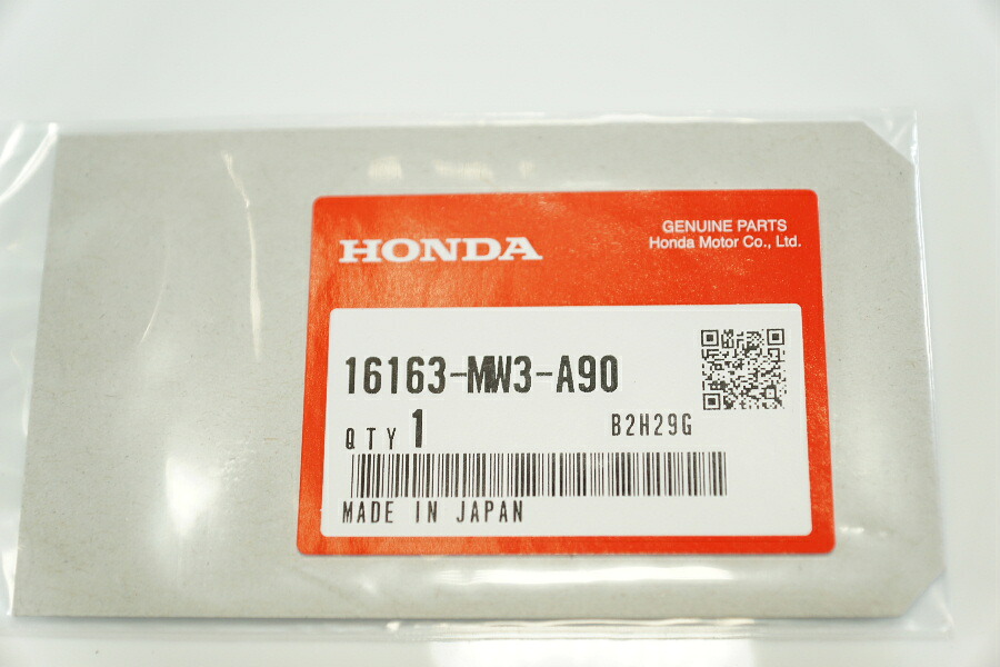 ホンダ純正部品 16163-MW3-A90 x4個 キャブパッキン/4X-1521 FTR