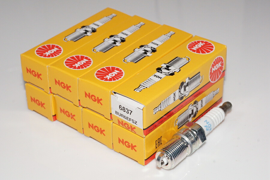 NGK BUR6EFSZ 6837 一体形 x8本 エヌジーケー 日本特殊陶業 Spark plug/8X-0838 A8 E-4DABZ A8 E-4DAEW