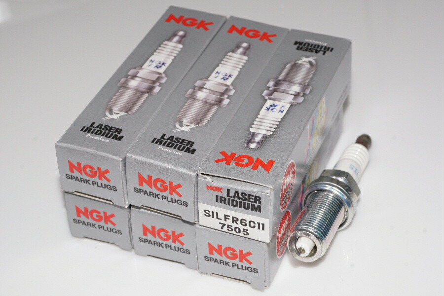 NGK SILFR6C11 7505 一体形 x6本 エヌジーケー 日本特殊陶業 Spark plug/6X-4968 エクシーガ EXIGA YA4 5(CVT) レガシイ LEGACY BRF