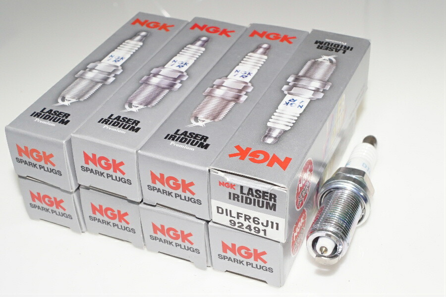 NGK DILFR6J11 92491 一体形 x8本 エヌジーケー 日本特殊陶業 Spark plug/8X-4987 フリードスパイク FREED SPIKE GP3(ハイブリッド) フリード FREED GP3(ハイブリッド) フィットシャトル FIT SHUTTLE GD2(ハイブリッド) フィット FIT GP1(ハイブリッド) インサイト