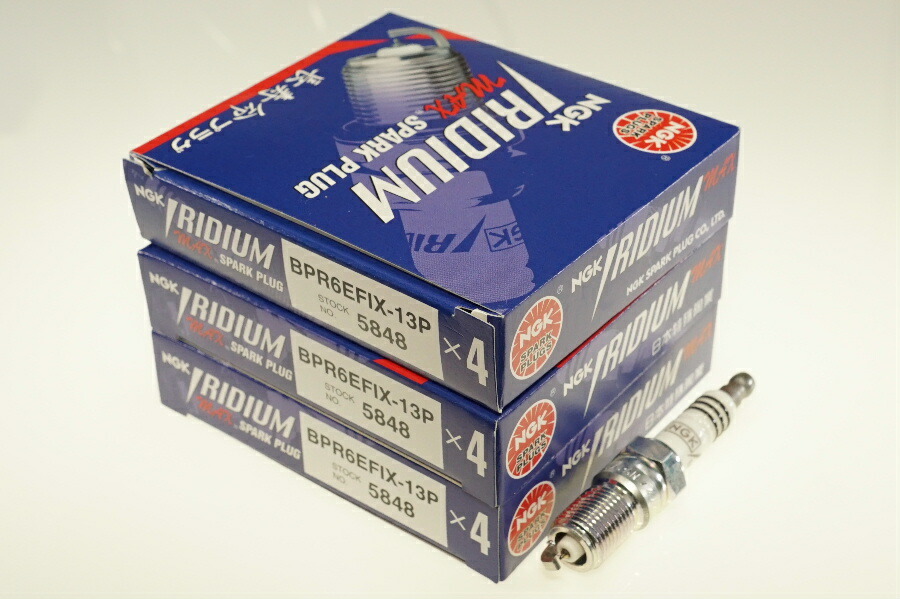 NGK BPR6EFIX-13P 5848 ポンチカシメ x12本 エヌジーケー 日本特殊陶業 Spark plug/BX-2359 モンデオ GH-WFOCJB フォーカス GH-WF0AOD フィエスタ GH-WF0N4J エスケープ TA-EP3WF アテンザスポーツワゴン ATENZA SPORTS WAGON GY3W